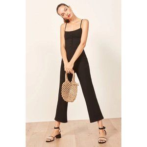 Reformation Phoebe Jumpsuit | Black | S